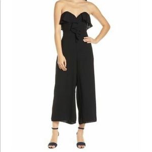 Strapless Ruffle Jumpsuit